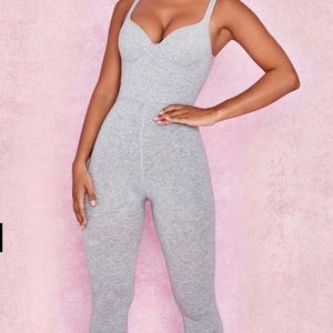 HOUSE OF CB GREY JUMPSUIT SZ M